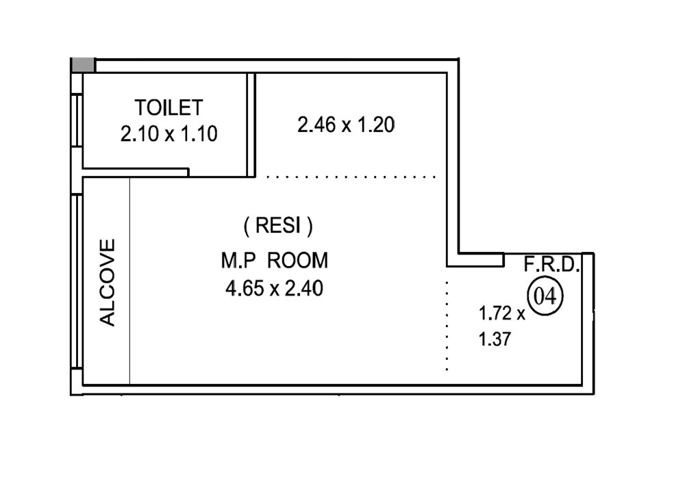 207 Sq. Ft. Studio