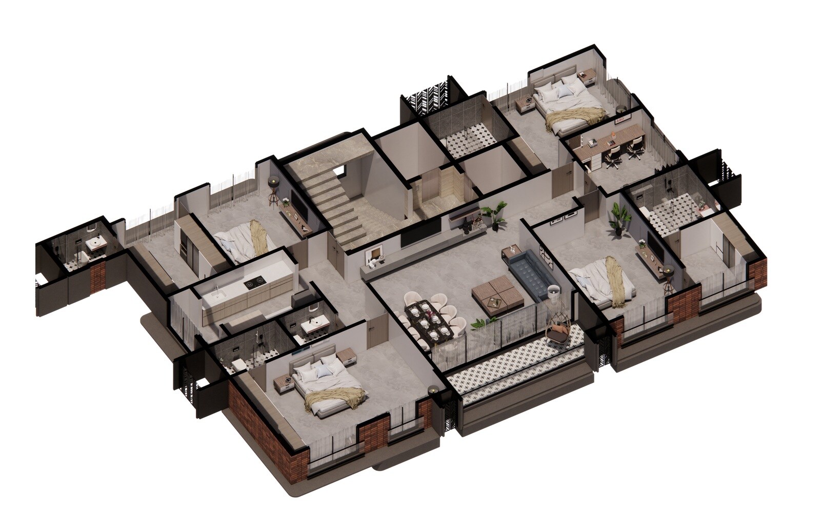 4 BHK 2300 Sq. Ft. Apartment