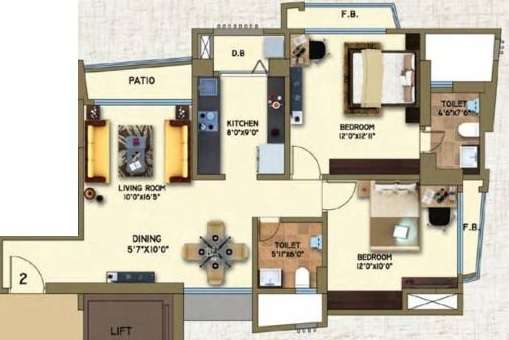 arkade art phase 2 apartment 2 bhk 472sqft 20214629174633