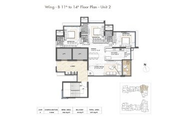  3 BHK Apartment at Arkade Aura, Santacruz West – for Sale