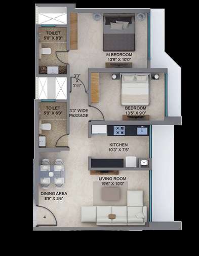 arkade earth apartment 2 bhk 538sqft 20211627001642