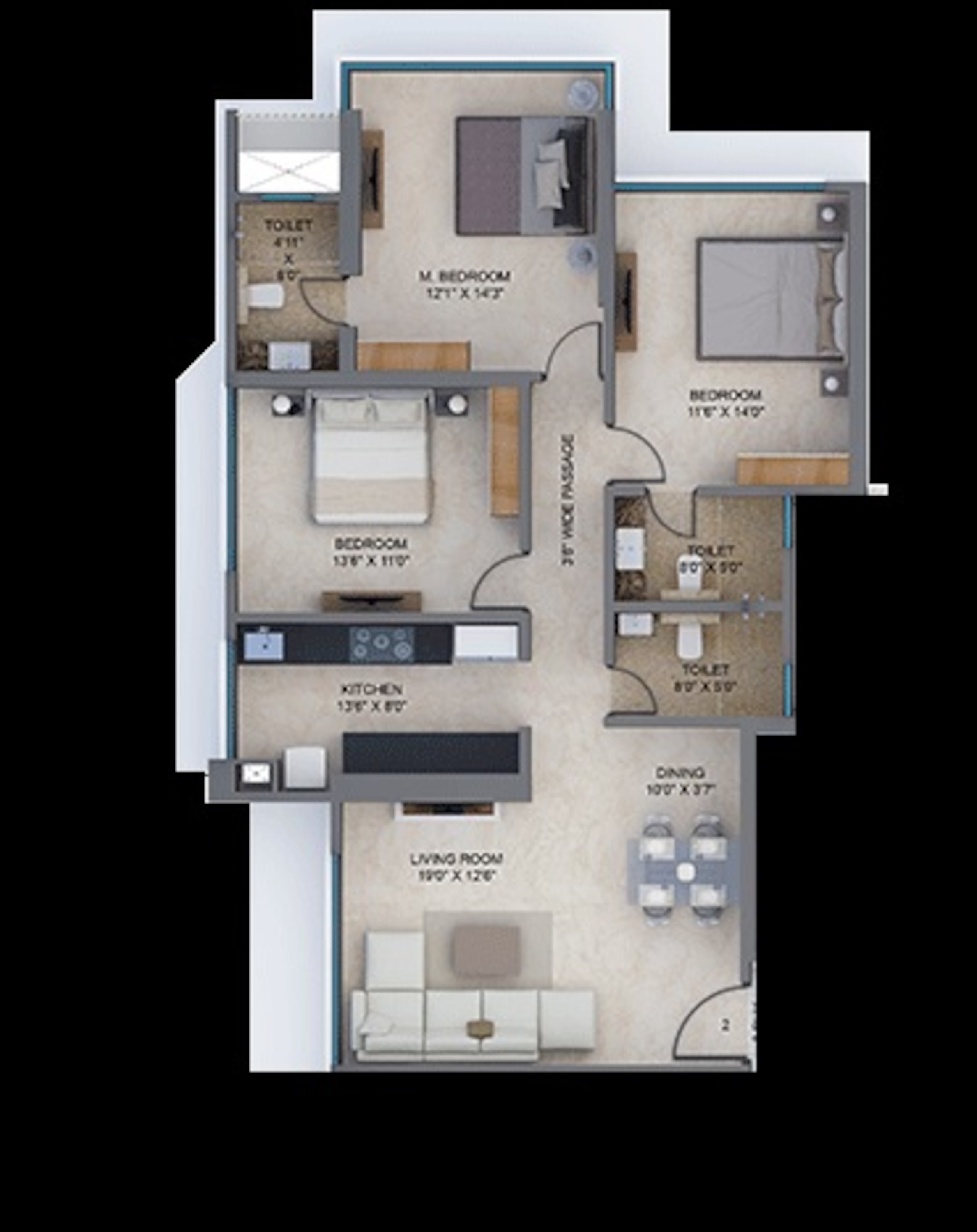 arkade earth apartment 3 bhk 944sqft 20211627001601