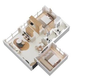 2 BHK 644 Sq. Ft. Apartment in Arkade Views