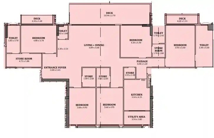 5 BHK 3209 Sq. Ft. Apartment