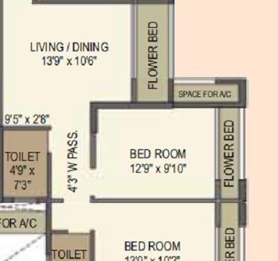 ashish samriddhi apartment 2 bhk 617sqft 20215008175004