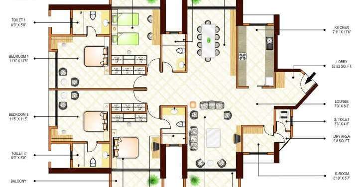 ashok towers apartment 4 bhk 2265sqft 20240301210306