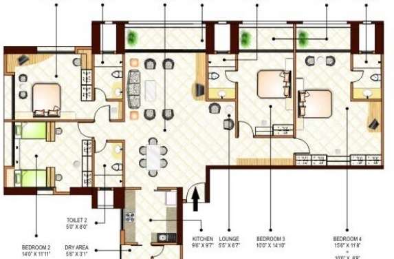 ashok towers apartment 4 bhk 2395sqft 20240201210255