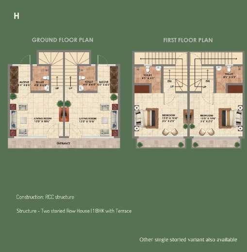 Ashtavinayak Blue Breeze 1 BHK Layout