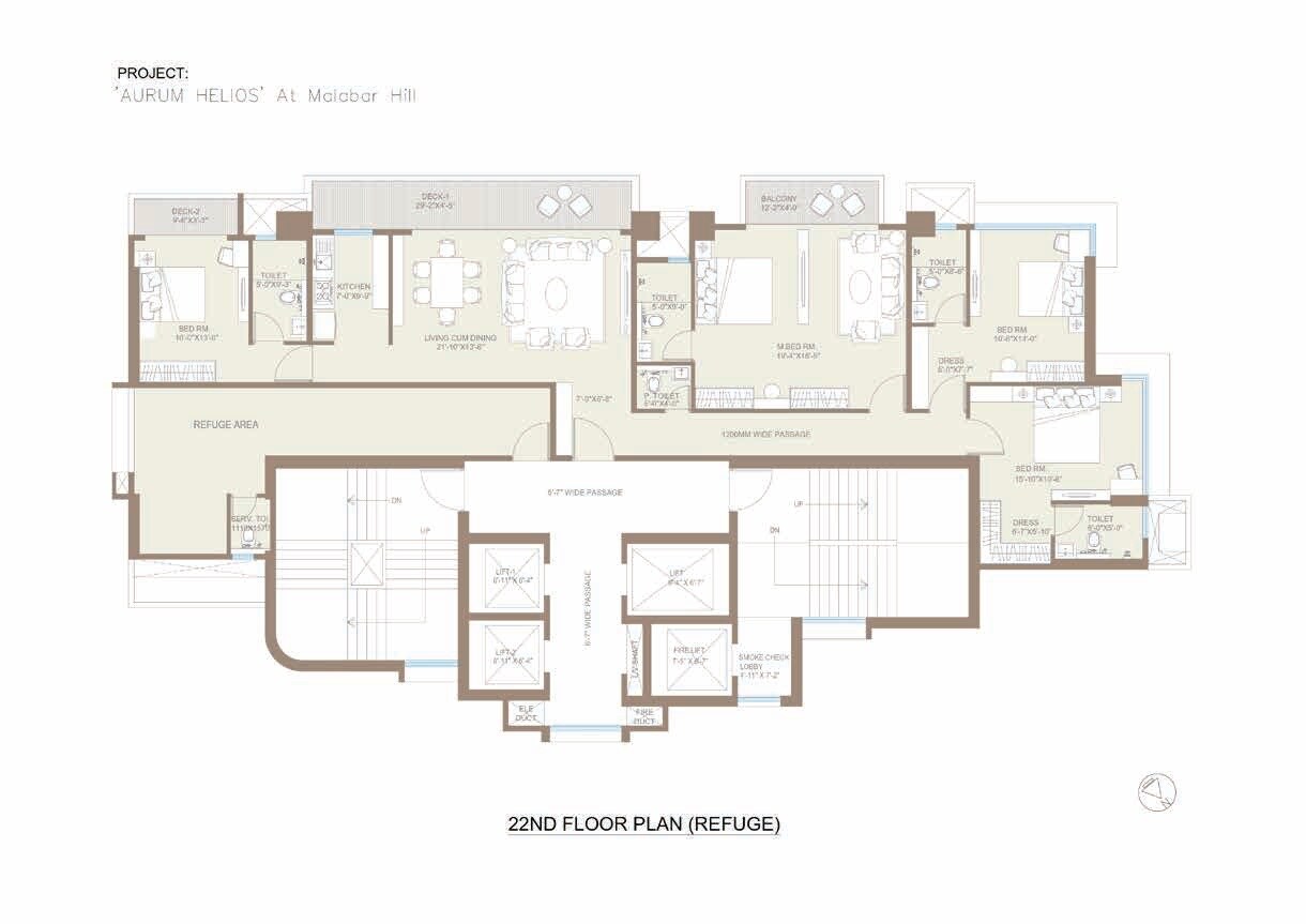 4 BHK 2301 Sq. Ft. Apartment