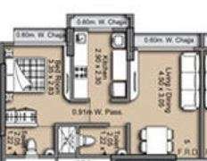 1 BHK 417 Sq. Ft. Apartment in Ava Guru Dwarka