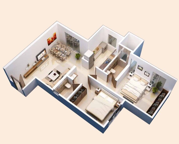 Other, avant-heritage 2 Bedroom 702 Sq.Ft. Apartment In Jogeshwari East Mumbai 6624643
