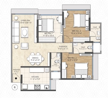  3 BHK Apartment at Bajaj Emerald, Andheri East – for Sale