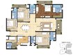 Beau Monde 4 BHK Layout