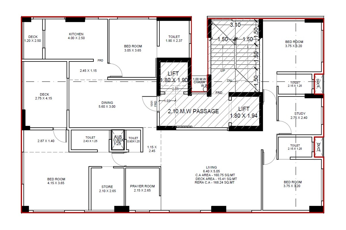 4 BHK 1811 Sq. Ft. Apartment