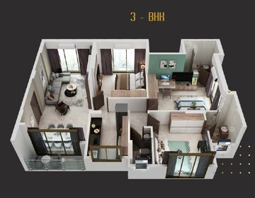  3 BHK Apartment at Best Dev Daya Harmony, Chembur – for Sale