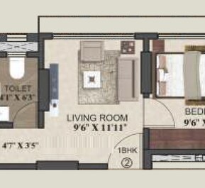 1 BHK 342 Sq. Ft. Apartment in Bhandup Amol CHS