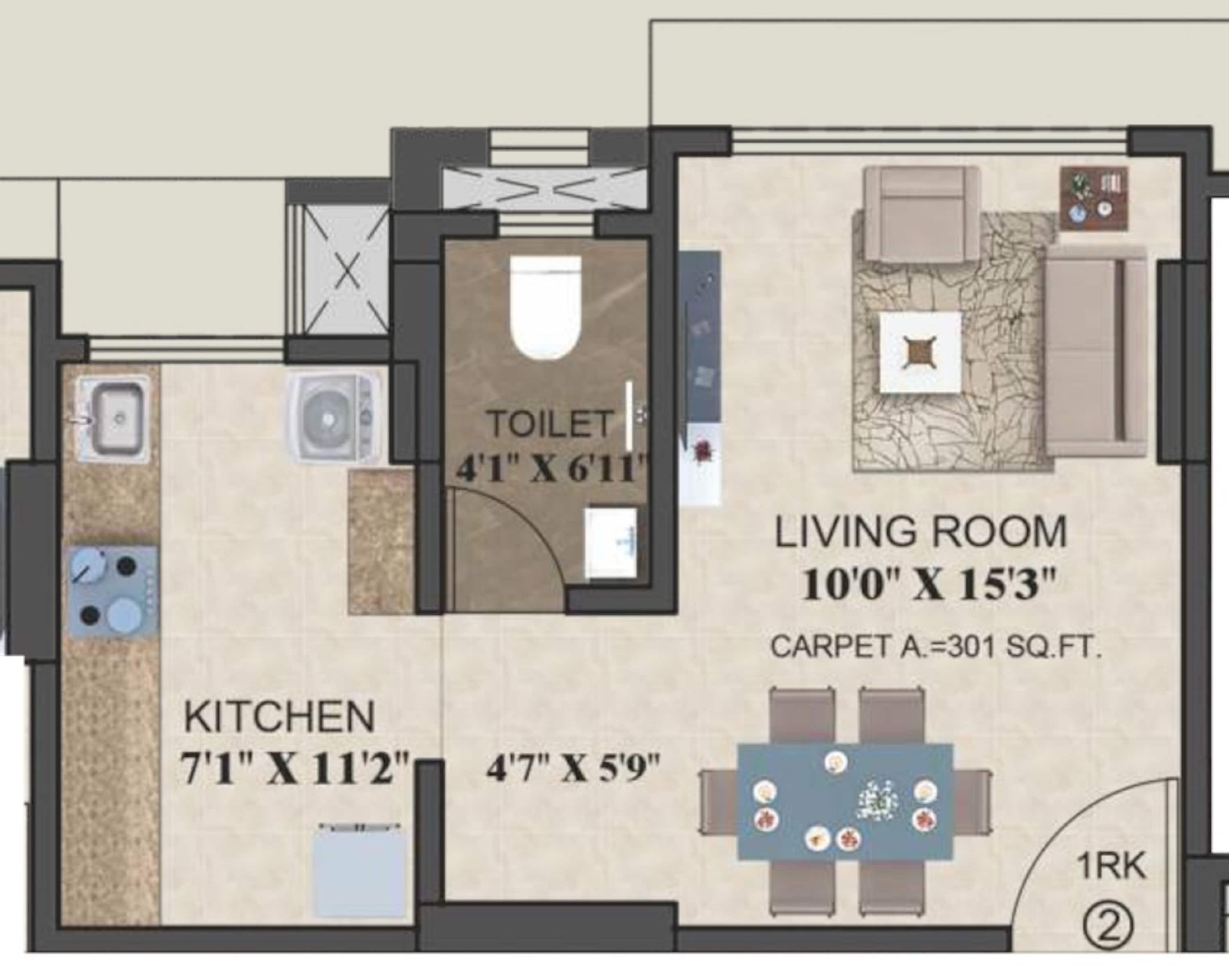 bhandup amol chs studio  300sqft 20254607144655