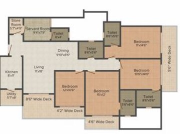  4 BHK Apartment at Bharat Skyvistas, Andheri West – for Sale