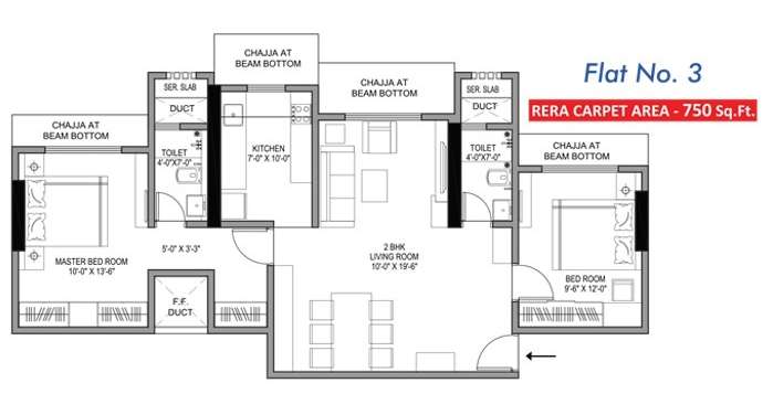 bhatia esspee towers apartment 2 bhk 750sqft 20230207230256