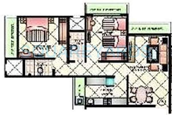 Bhoomi Flora 2 BHK Layout