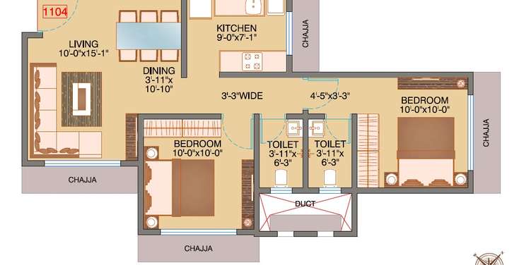 bhoomi new vandana chsl apartment 2 bhk 582sqft 20234315004320