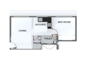  1 BHK Apartment at Bhoomi Samarth, Goregaon East – for Rent