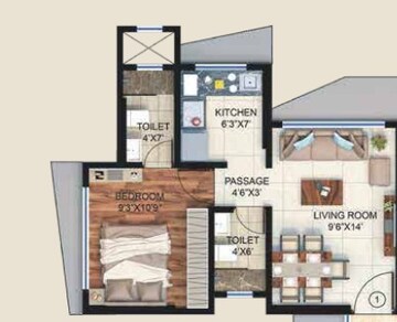  1 BHK Apartment at Bindra Sateri Legacy, Andheri East – for Sale