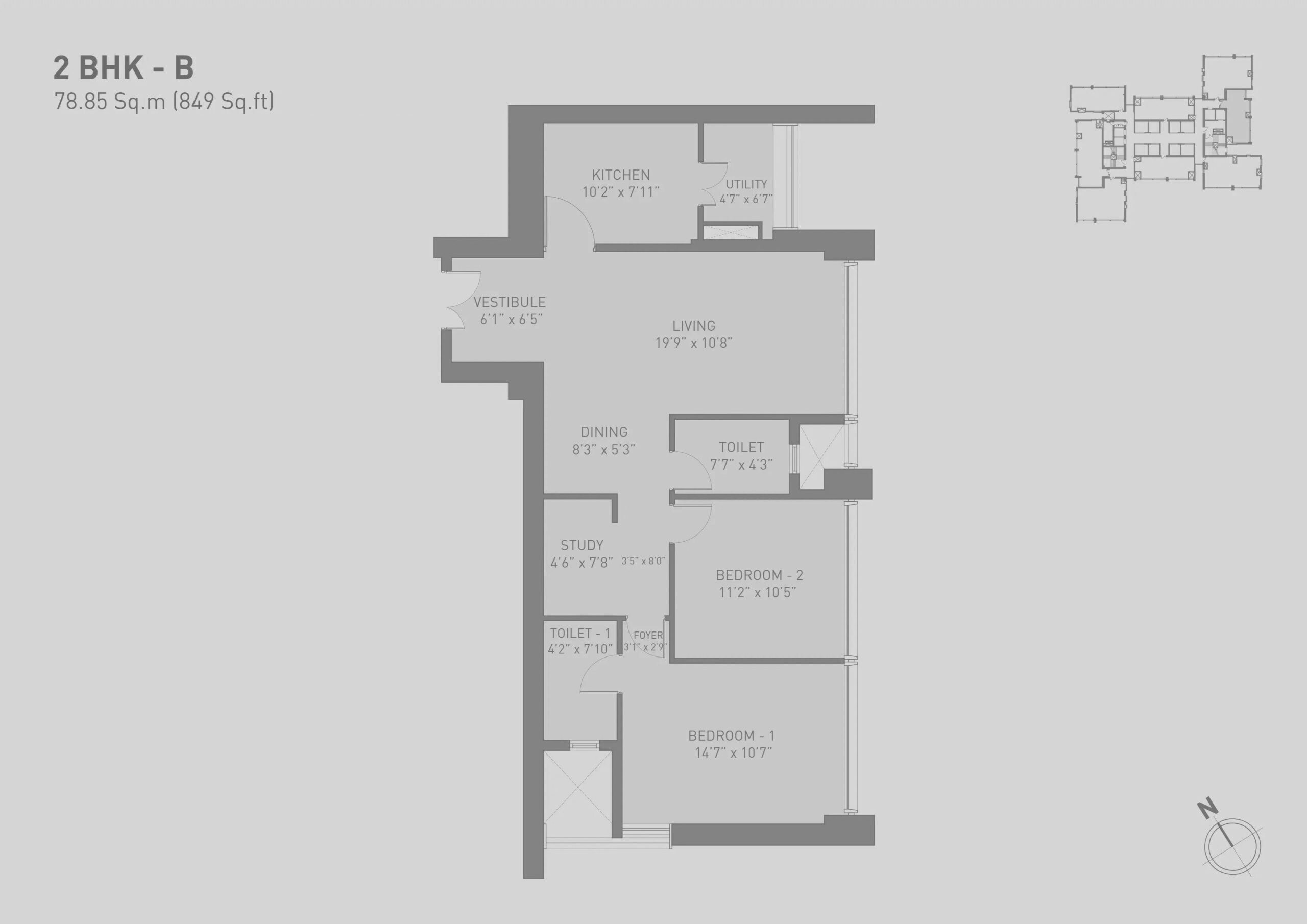  2 BHK Apartment at Birla Niyaara, Worli – for Sale