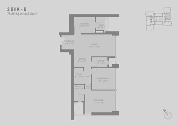  2 BHK Apartment at Birla Niyaara, Kamala Mill – for Sale
