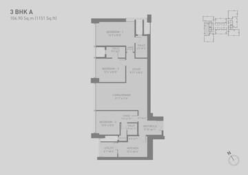  3 BHK Apartment at Birla Niyaara, Kamala Mill – for Sale