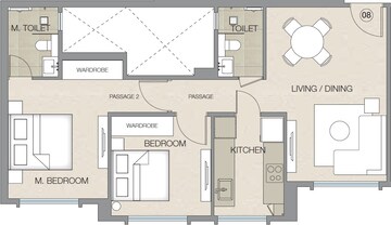  2 BHK Apartment at Castle Rock, Powai – for Sale