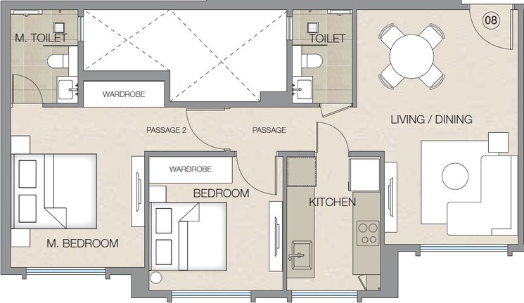 Other, castle-rock 2 Bedroom 629 Sq.Ft. Apartment In Powai Mumbai 8583268