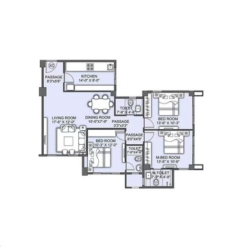  3 BHK Apartment at CCI Rivali Park, Borivali East – for Sale