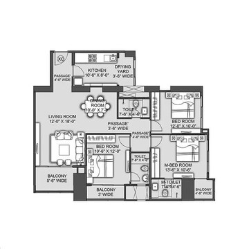  3 BHK Apartment at CCI Rivali Park, Borivali East – for Sale