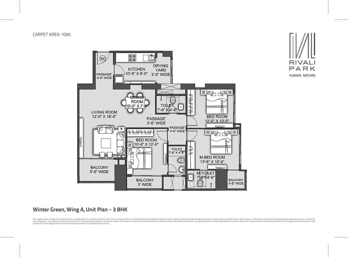 Cci Rivali Park In Borivali East Mumbai 1 63 Cr Floor Plans