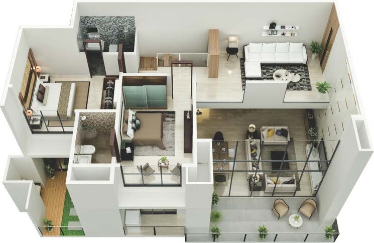 Other, cci-rivali-park-wintergreen 2 Bedroom 750 Sq.Ft. Apartment In Magathane Mumbai 8221050