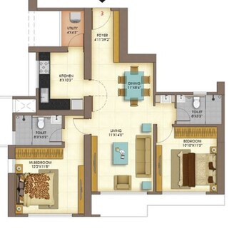 2 BHK Apartment For Resale in Celestia Spaces Sewri Mumbai  7803344