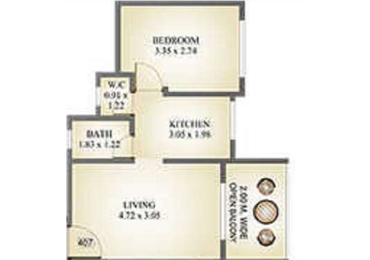 cello decent homes phase 2 apartment 1 bhk 332sqft 20232814102826