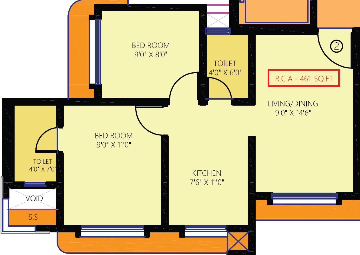 Other, chaitanya-anand-lunkhod-chsl 2 Bedroom 680 Sq.Ft. Apartment In Andheri West Mumbai 7845792