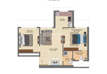 2 BHK Apartment at Chandak 34 Park Estate, Goregaon West – for Rent