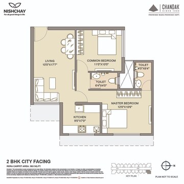  2 BHK Apartment at Chandak Nishchay, Borivali East – for Rent