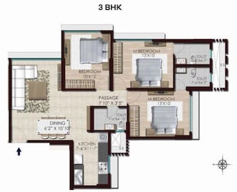 3 BHK Apartment For Rent in Chandak Stella Goregaon West Mumbai  7438604