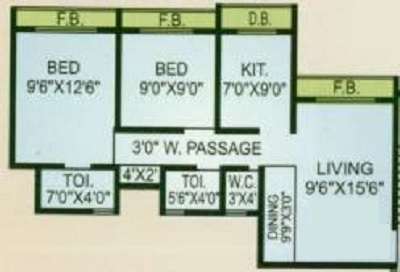 chetana kailash heights apartment 2 bhk 530sqft 20210811180817