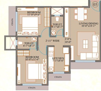 2 BHK Apartment For Resale in Chitalia Jaykant Bliss Borivali West Mumbai  7045213