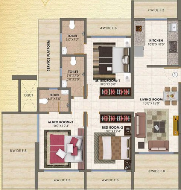 choice ambe sagar apartment 3 bhk 836sqft 20231411161446