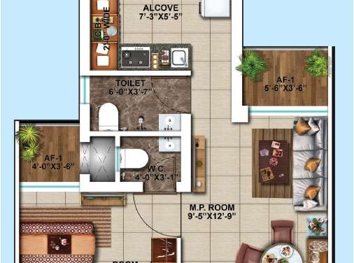 conceptual suraksha smart city phase i apartment 1 bhk 287sqft 20201730111756