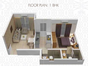  1 BHK Apartment at Crescent Landmark, Andheri East – for Rent