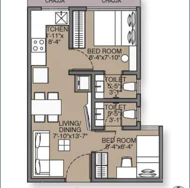 darshan phoenix tower apartment 2 bhk 323sqft 20212709152741