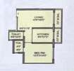 Dattakrupa Apartments 1 BHK Layout