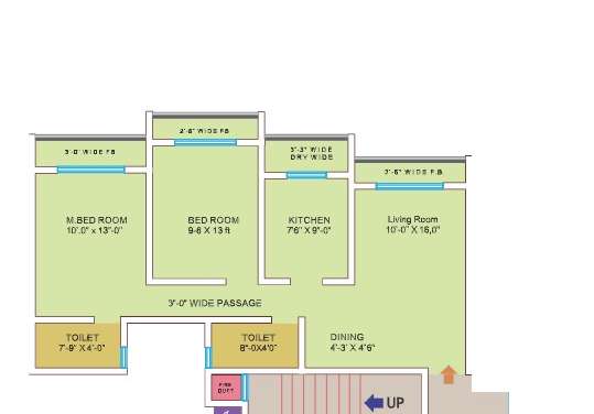 dattani vertex wing ab phase 1 apartment 2 bhk 732sqft 20233911123917